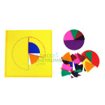 Flip N Fraction Geoboard with Circle Cuts